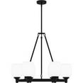 thumbnail image 5 of PNG5028MBK Quoizel Lighting Penning - 6 Light Chandelier In Traditional Style-24 Inches Tall and 28 Inches Wide-Matte Black Finish, 5 of 10