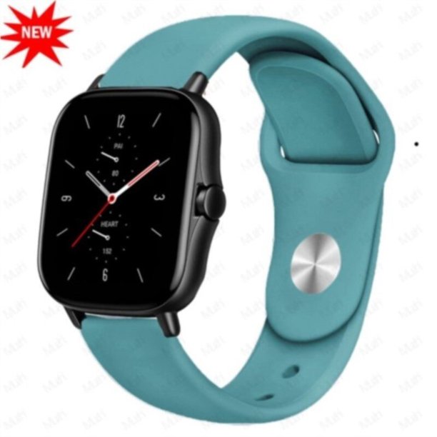 Correa de silicona para reloj Amazfit GTS/GTR-4-3-2-2e-Mini-Pro/stratos, pulsera deportiva para Amazfit bip-U-S-3-Pro-Lite, 20mm, 22mm