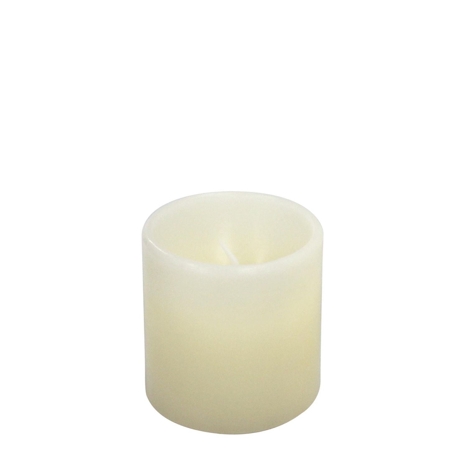 Mainstays Unscented LED Mini Wax Pillar Candles, Pack of 3, 2" x 2", 2" x 3", 2" x 4" LED candle set
