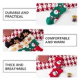 thumbnail image 6 of Christmas Stockings Winter Socks for Men 4 Pairs Middle Tube Snowman Decorate Women's, 6 of 6