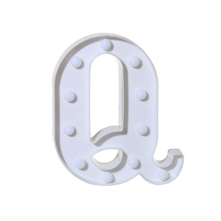 

xiuh alphabet led letter lights light up white letters standing hanging q 2023 white d