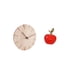 thumbnail image 5 of Reloj de pared redondo Reloj de pared de madera Reloj de pared de madera Estatua Escultura de fruta artificial Artesanía Figura de cerámica Decoración, 5 of 8