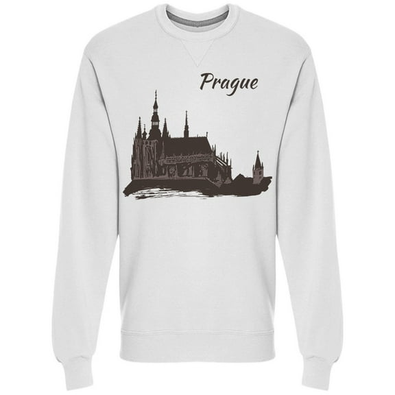 Prague St Vitus Cathedral Sweatshirt Men -Image by Shutterstock, Male XX-Large