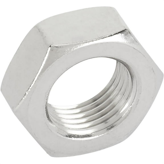 Stainless Jam Nut, 5/8 Inch-18 RH NF Fine Thread