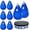 Dark Blue, variant on 8PCS Pool Cover Weights with Hooks,Antifreezing Winter Pool Tarp Weights for Above Ground Pool Cover,Above Ground Swimming Pool Cover Hanging Bag Leakproof Winter Pool Cover Water Weights