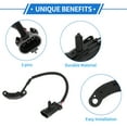 thumbnail image 3 of Sensores de posición del cigüeñal de metal plástico negro de 1 Pc para Chevrolet Malibu 3.1 1997-2003, 3 of 6