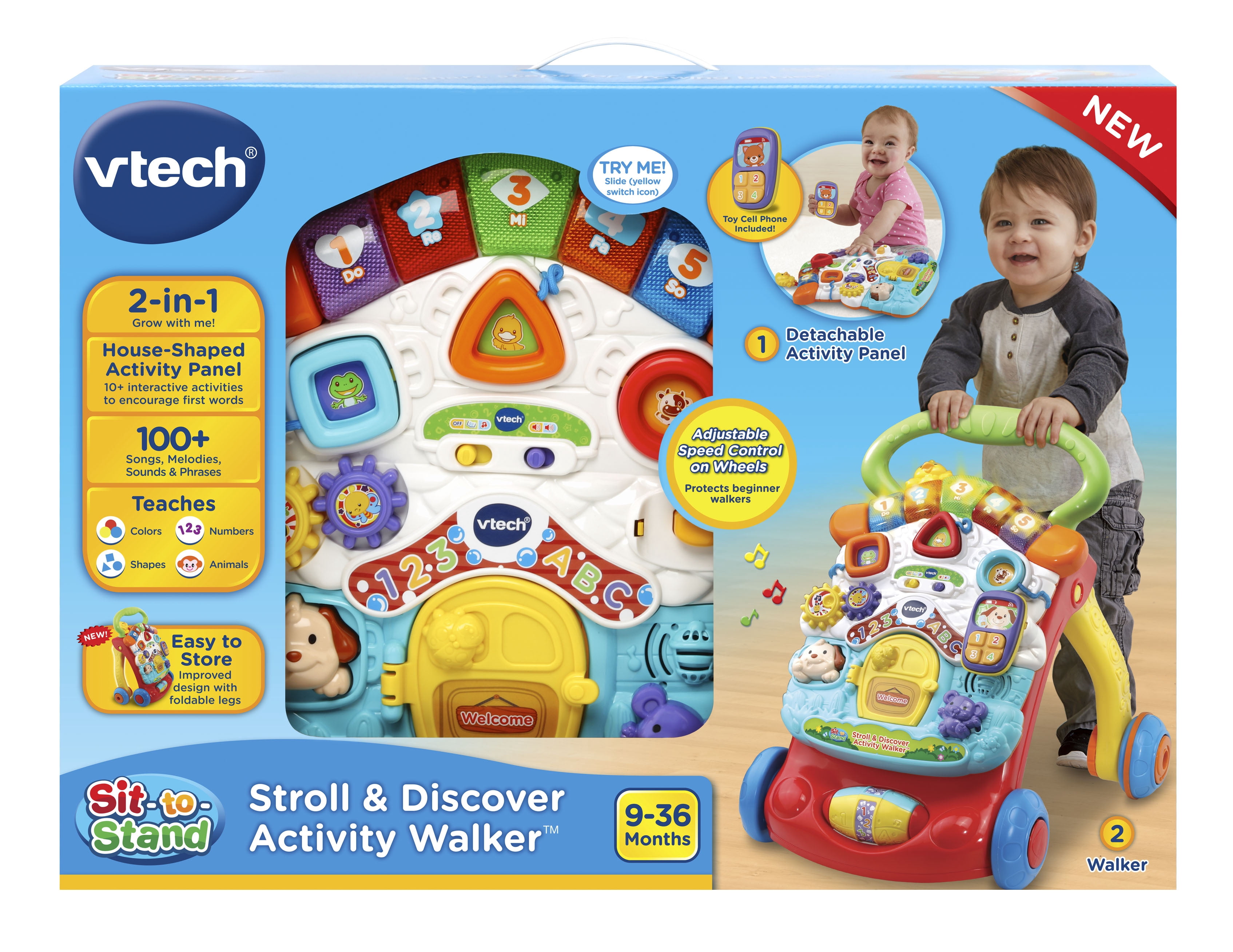 walmart vtech stroll and discover activity walker