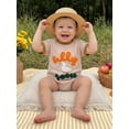 thumbnail image 3 of BemeyourBBs Newborn Baby Girls Silly Goose Outfits Summer Romper Clothes Letter Goose Embroidery Crew Neck Short Sleeve Bodysuit, 3 of 9