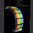 thumbnail image 3 of Câble d'Extension PSU Couverture de Raccordement RGB Pont Arc-en-Ciel pour Câble ATX 24 Broches MOD Symphony Line, 5V Arc-en-Ciel RGB M/B Synchronisation, 3 of 8