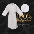 thumbnail image 5 of Microfiber Plush Kimono Robe with Minx Lining | Style: MPK3000, 5 of 13