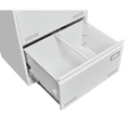 thumbnail image 5 of Leumius 2-Drawer File Cabinet with Lock,15.7" Deep Metal Lateral Vertical Filing Cabinet for Home Office,Fits Legal/Letter/A4,Easy Assembly,White, 5 of 8