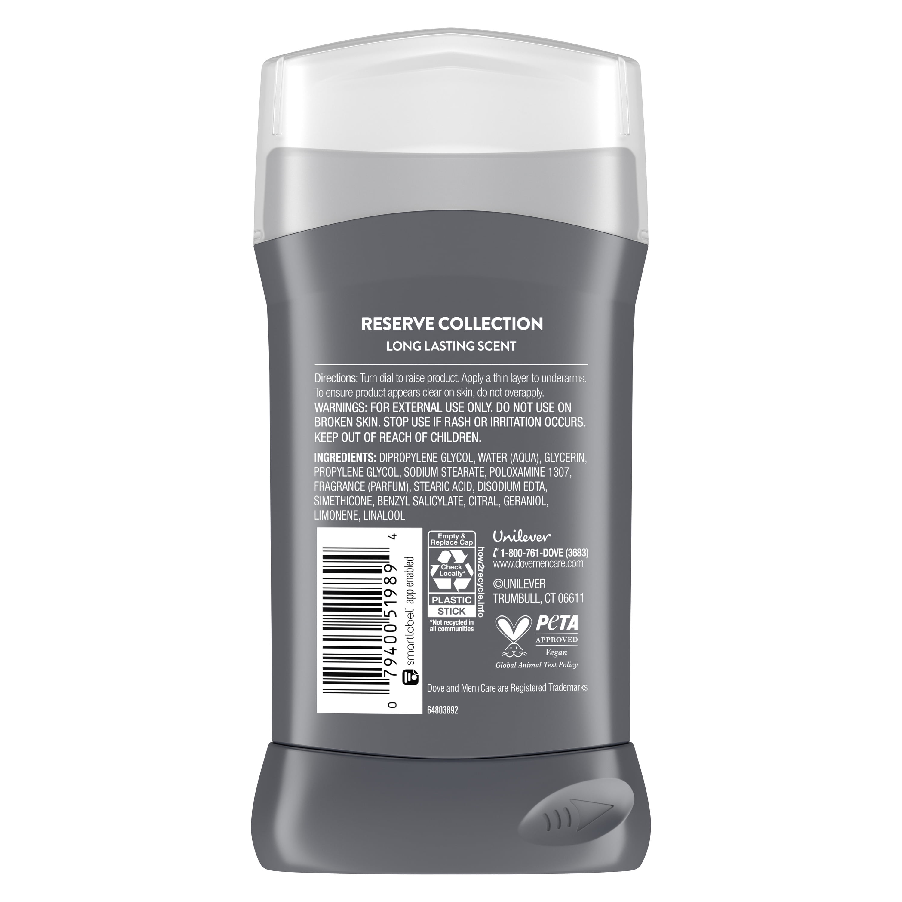 Dove Men+Care Deodorant for Men Mint Mojito Aluminum Free, 3 oz