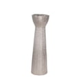 thumbnail image 1 of Sagebrook Home Céramique 14" Bougeoir de Perles, Argent, 1 of 1