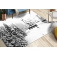 thumbnail image 5 of 3D Printed Rugs, Nursery Rug, Ski Lift Rugs, Non-Slip Carpet Rug, Winter Landscape Rugs, Winter Landscape Rug, Landscape Rug, Gift Rugs, 3.3'x9.2' - 100x280 cm, 5 of 8