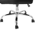 thumbnail image 5 of Elama High Back Adjustable Faux Leather Office Chair in Black, 5 of 6