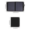 thumbnail image 2 of Cargador de emergencia de silicio policristalino para baterías de automóviles Panel solar plegable, 2 of 5