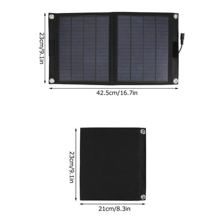 Solar Panel Folded- Solar Panel Polycrystalline Silicon Solar Emergency 