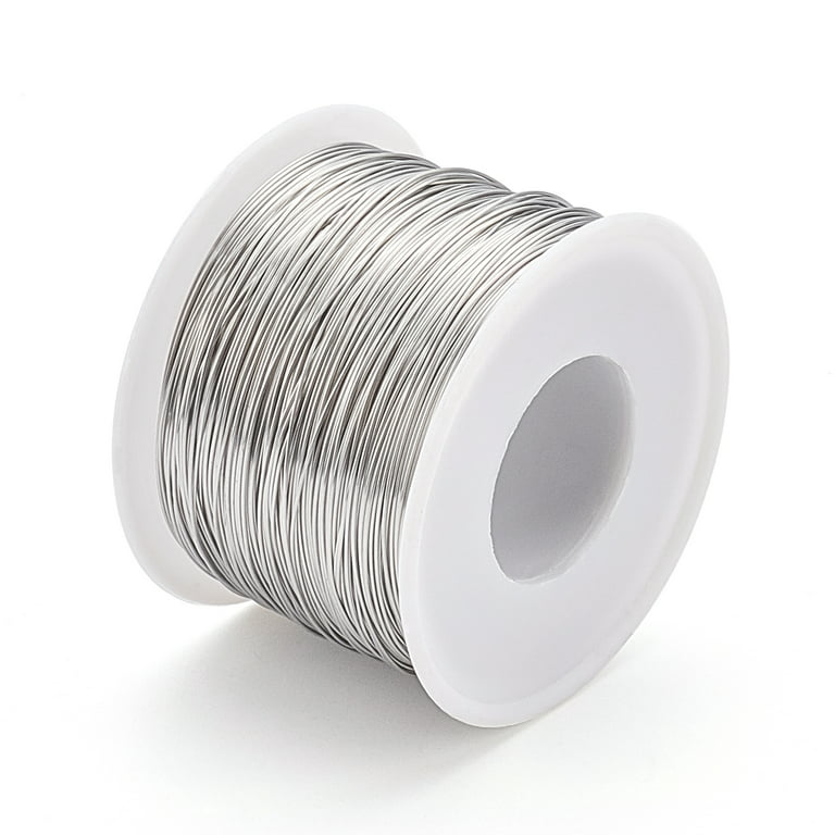 BENECREAT 24 Gauge 524Feet 304 Stainless Steel Binding Wire for Jewelry  Making Strapping Sculpture Frame Cleaning Brushes Making 