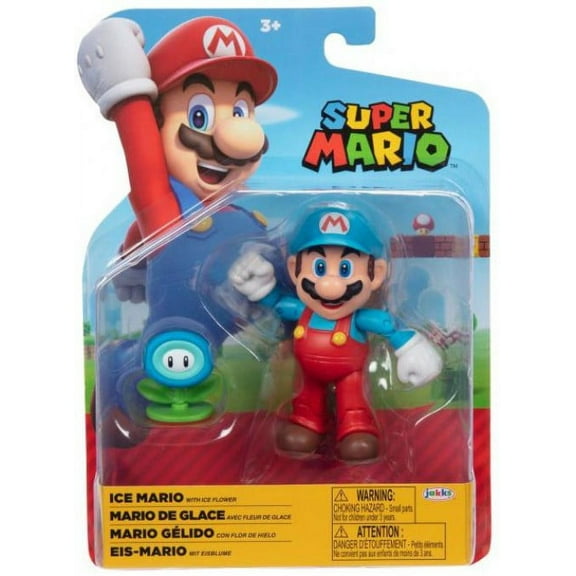 Jakks Pacific World of Nintendo Wave 30 Ice Collectible Action Figures, PVC Blue Red, 1 lb