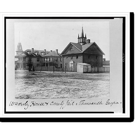 Historic Print, Waverly House and county jail, Thomasville, Georgia, 16" x 20"