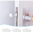 thumbnail image 3 of 18 Pcs Arrêt de Poignée de Porte Installation Facile Coussin Auto-Adhésif Multifonction Transparent Patch Protecteur Réduction de Bruit, 3 of 9