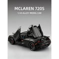 thumbnail image 2 of Mclaren 720s 1:24 Super Sportcar Sound & Light Miniatures Alloy Diecast Model Car Presents For Boyfriend Toys For Kid Gift Metal, 2 of 10