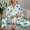 thumbnail image 6 of Sikiie Cartoon Sea Creatures Women's Long-Sleeve Shirt and Full-Length Bottom Pajama Set (s-xxl)-, 6 of 7