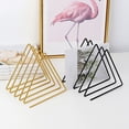 thumbnail image 3 of Flmtop Étagère de Rangement en Fer Style Nordique Triangle pour Livres et Magazines, 3 of 10