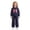 D356/Navy, variant on Afdoent Girls 2 Piece Outfit Embroidered Bow Hoodie Wide Leg Sweatpants Lightweight Fall Casual Two Piece Outfit 1-2 Years