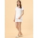 thumbnail image 3 of Pijamas de verano para mujer, camisetas y pantalones cortos de manga corta, conjuntos de salón para dormir blanco L, 3 of 5