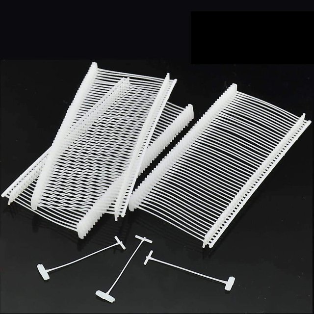 5000 X Etiquetas en blanco para etiquetas, repuestos, pines de precio, etiquetas para pistolas etiquetadoras, longitud 50 mm