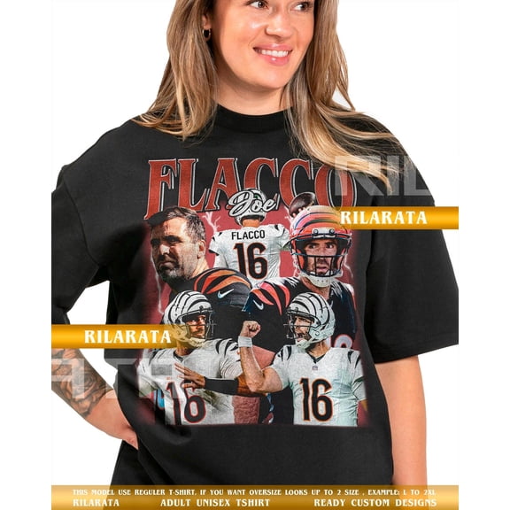 Joe Flacco Vintage T-Shirt Gift for Women and Man Shirt Unisex Tee Sport