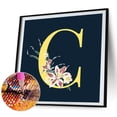 thumbnail image 2 of Kit de pintura de diamantes 5D, arte de mosaico de diamantes cuadrados completos con letras Likrtyny Arte deco, 2 of 9