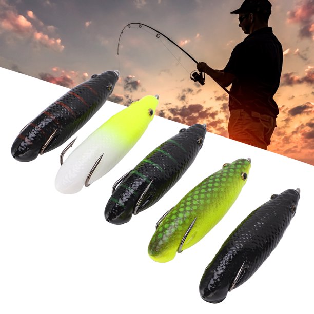 Pesca 5 Uds Cebo De Rana De Tiro Largo Artificial Oruga Niebla Señuelo Accesorios De Pesca Para Orillas De Ríos