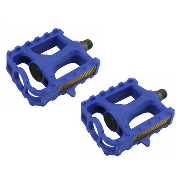 M.T.B Pedals 861 9/16" Blue. Bike pedals, bicycle pedal, mostly for bikes with three piece crank, track, fixie,