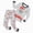 Y116-Grey, variant on CAUYDY Girls Boys Halloween Pajamas Set Cute Skeleton Print Pjs for Boy Jammies Little Kids Skull Sleepwear Clothes Sets