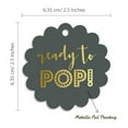 thumbnail image 6 of Inkdotpot Real Gold Foil Ready To Pop Baby Shower Tags Favor Hang Paper Tags 100 Pieces, 6 of 7