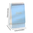 thumbnail image 7 of Dserhfy 2026 Desk Calendar JAN 2026 - DEC 2026 Standing Flip Desktop Calendar 12 Months Planner with Twin-Wire Binding for Home Office School, 7 of 7