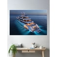 thumbnail image 2 of Bloom Theory Luxury Yacht Poster Wall Art, Modern Wall Decor, 16x24 UNFRAMED, 2 of 3