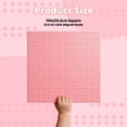 thumbnail image 6 of 4 Pack Pink Building Baseplates for Bricks, 10x10 Inch Square Building Mats, for DIY Activity Tables, Compatible with All Major Brands, 6 of 6