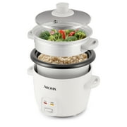 Aroma 4-Cup Electric Rice Cooker, White - Rice & Grain