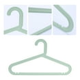 thumbnail image 3 of Unique Bargains Hangers Plastic Durable Space Saving Clothes Hangers 30 Packs Green, 3 of 6
