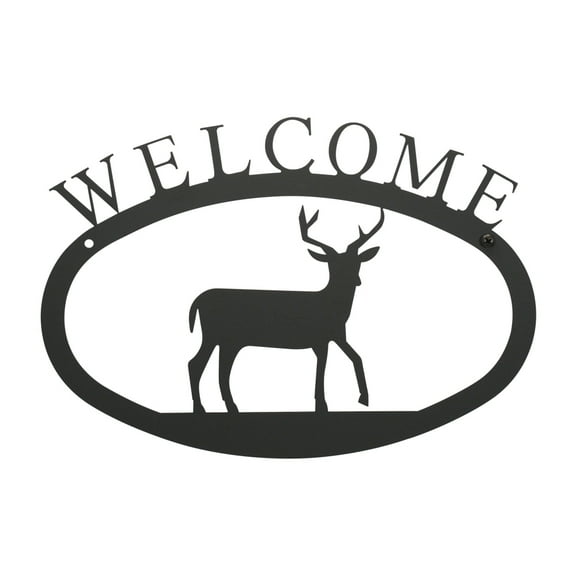 Deer Welcome Sign Large