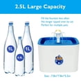 thumbnail image 4 of Alimentador de agua cuadrado azul-estándar de EE. UU. Vhermosa WHFLD253, 4 of 4