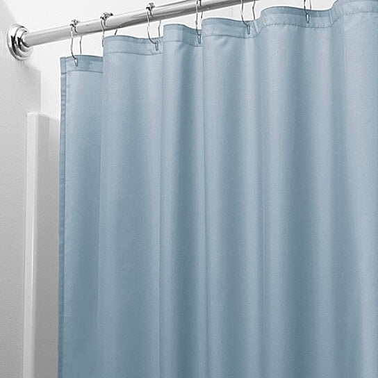 Blue Liner Waterproof 2 Pack Heavy Duty Shower Curtain Mold/Mildew Resistant 