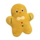 thumbnail image 5 of Cojín de Sofá de Peluche Navideño BLESIY Adorno de Regalo Almohada para Vitrinas Dormitorios Salas de Estar Pan de Jengibre Amarillo, 5 of 8