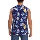 thumbnail image 4 of Fotbe Cute Shark Men's Camiseta sin Mangas Estampada para Hombres, Playera Casual para Gimnasio, Entrenamiento, Playa-Small, 4 of 7