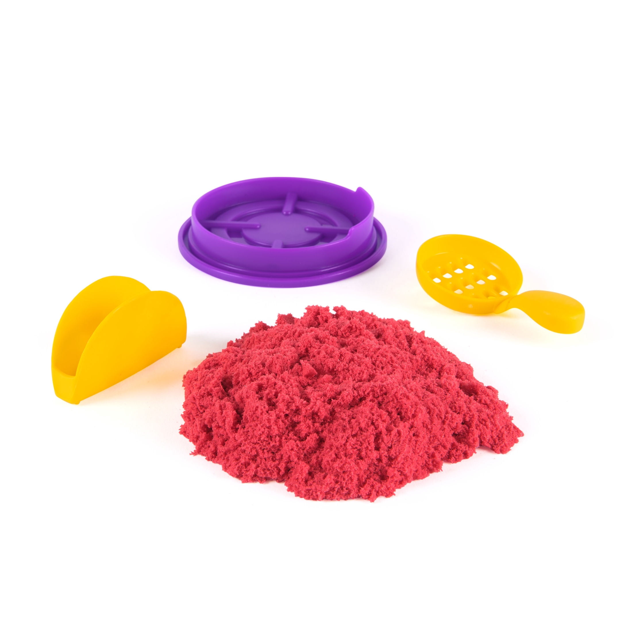 Kinetic Sand, Surprise Takeout Treats, 4 oz Play Sand & 2 Food Accessories (Styles Vary)