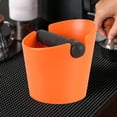 thumbnail image 4 of Coffee Slag Knock Box Antideslizante Espresso Grind Papelera para Barista (Naranja) Ehuebsd Libre de BPA, 4 of 8