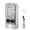 Transparent Fluorescent, variant on M Buder Portable LED Flashlight with 365nm UV Light Multifunctional Keychain Magnetic Work Light Black (3.94 inches / 10 cm)